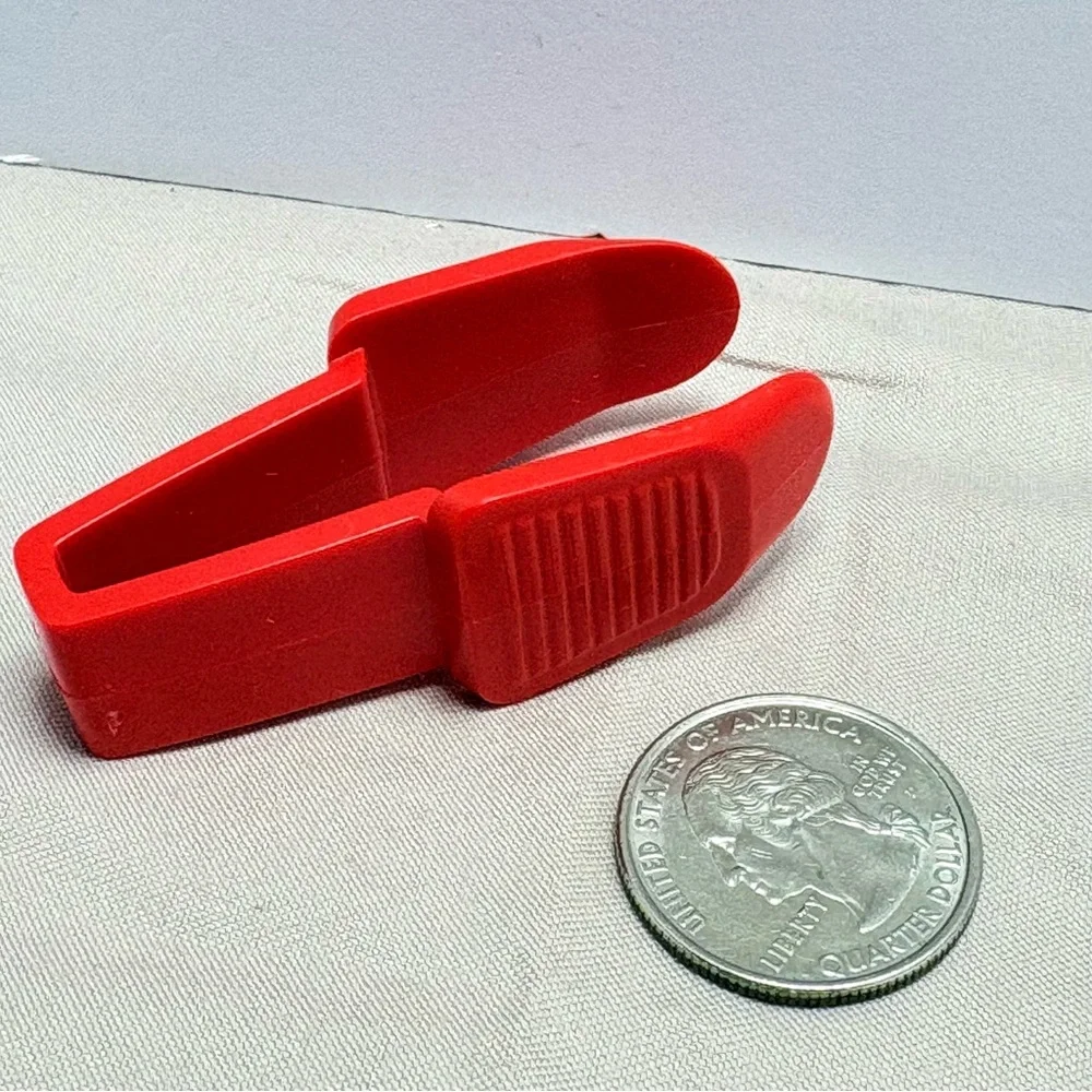 Tupperware Mini Red Tongs Perfect Pair For Your Charcuterie Board Serving